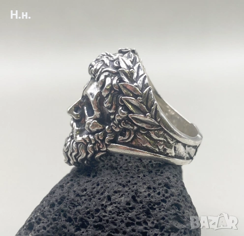 Сребърен пръстен уникат, снимка 5 - Пръстени - 53649462