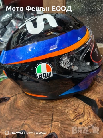 мото каска AGV K6 Marini Sky racing team Размер ML , снимка 5 - Аксесоари и консумативи - 51099627