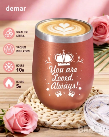 MAIKEHIGH Подарък за жена от 10 части, чаша със сламка, соли за вана, бомба за вана и други, снимка 5 - Подаръци за жени - 54064283