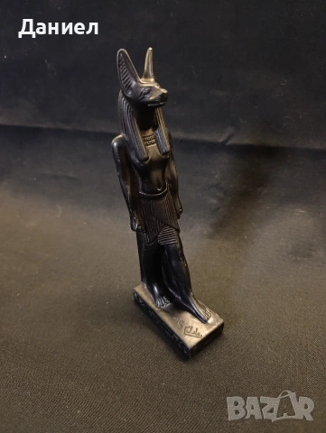 Статуетка на Анубис, снимка 2 - Антикварни и старинни предмети - 53397160
