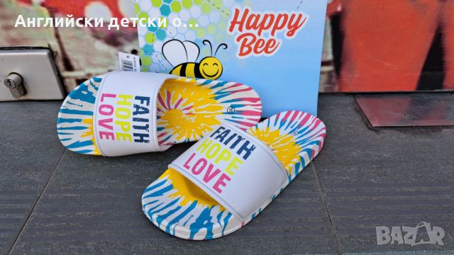 Английски дамски чехли Happy Bee, снимка 8 - Джапанки - 46316914