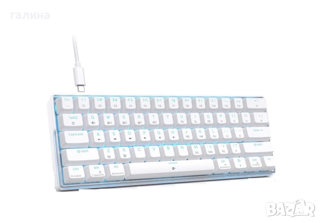 Механична клавиатура 60%, KEMOVE K61SE, Gaiming, жична, снимка 4 - Клавиатури и мишки - 52673457