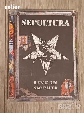 Sepultura ‎– Live In São Paulo 2 × DVD, DVD-Video, PAL, PCM (Lossless) Двойно DVD Немско издание 200, снимка 1 - DVD дискове - 48709189