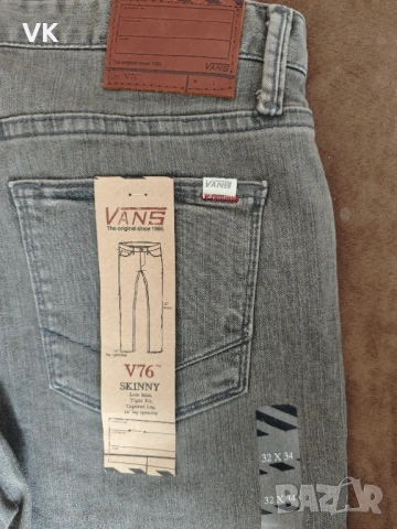 Vans V76 Slim дънки, размер 32 X 34, снимка 7 - Дънки - 53702909