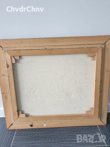 Ashley 74х64см/голяма картина масло върху платно/морски пейзаж/пристанище-рибарски кораби, снимка 10 - Картини - 52548497