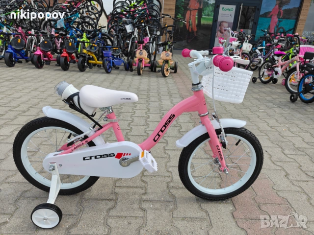 CROSS Велосипед 16" LARISA розов, снимка 2 - Велосипеди - 53830533