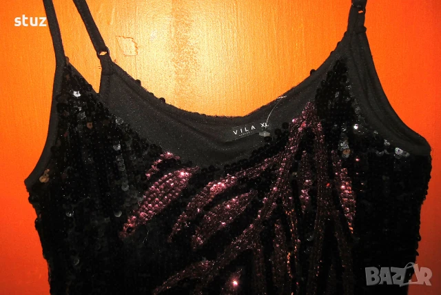 Ефирна Топ рокля, черна, снимка 6 - Рокли - 50851941