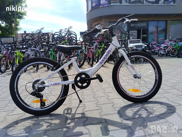 CROSS Велосипед 20" ALISSA бял, снимка 12 - Велосипеди - 53559927