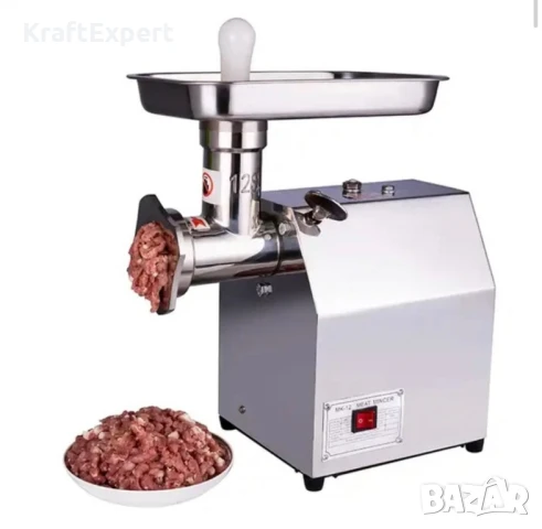 Електрическа Месомелачка 850W – 2 ножа, 2 решетки, до 150кг/час, снимка 2 - Друго търговско оборудване - 50601906