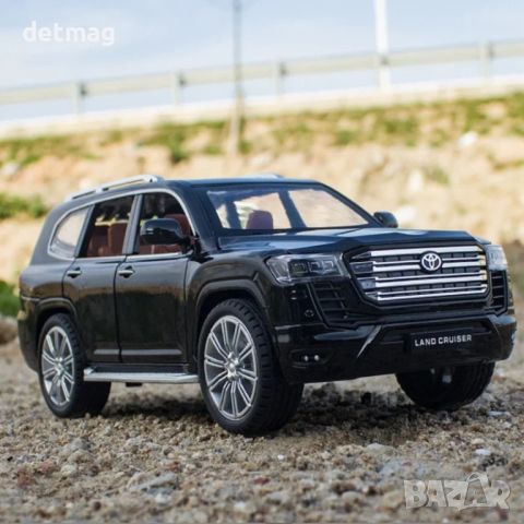 Метална количка TOYOTA LAND CRUISER LC300 МАЩАБ 1/24 ПУШЕЩА., снимка 5 - Колекции - 45747117