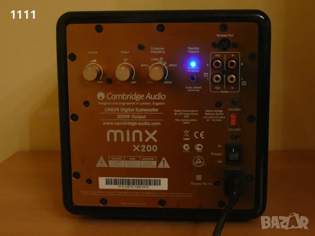 CAMBRIDGE AUDIO MINX-X200, снимка 14 - Ресийвъри, усилватели, смесителни пултове - 47708422