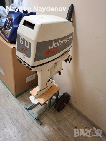 Двутактов двигател Джонстън 6кс , снимка 4 - Воден транспорт - 54220649