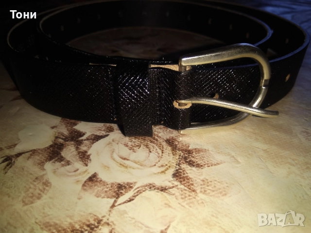 VANZETTI Оригинал Нов Дамски Колан Изцяло от Естествена Кожа 125см, снимка 5 - Колани - 52563055