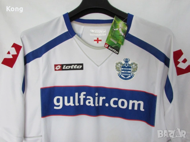 винтидж горница Милан Италия НОВА с етикети Lotto Куинс Парк Рейнджърс QPR дълъг ръкав, снимка 5 - Футбол - 53683645