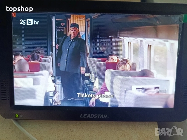 ЧИСТО НОВ, ТЕСТВАН D10 LEADSTAR, преносим телевизор DVB-T2 DVB-T TFT HD, USB и TF карта, USB плейър, снимка 8 - Телевизори - 51636365
