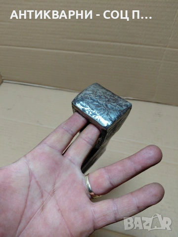 Соц Стара Ръчно Кована Брадва 1.200кг. НОМЕР 295., снимка 8 - Антикварни и старинни предмети - 54169281