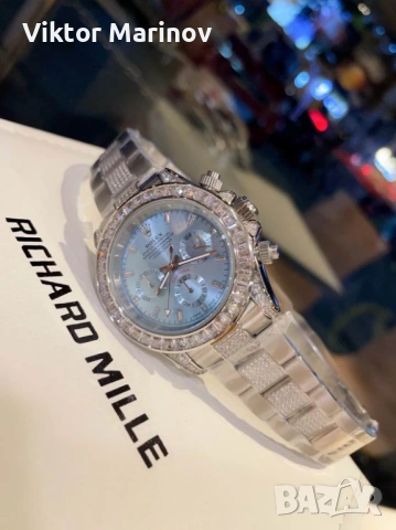 Rolex Daytona Style – Дамски часовник, Висок клас реплика, Диамантен безел, снимка 4 - Луксозни - 53890832
