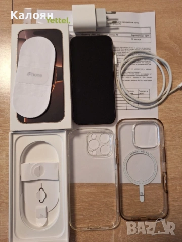 iPhone 16 Pro 128GB Desert Titaniuм 91% battery + 20 месеца гаранция