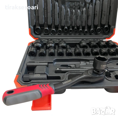 Ударно гедоре 1/2" 37 части STAHLMAYER професионален комплект, снимка 6 - Аксесоари и консумативи - 53905913