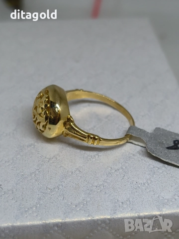 Нов 14К златен пръстен, български модел, 2.78 гр 485 лв, снимка 3 - Пръстени - 52722882