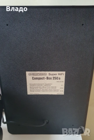 GRUNDIG HI FI STUDIO RPC 310 Vintage + тонколони Compact Box 250a, снимка 11 - Ресийвъри, усилватели, смесителни пултове - 53936267