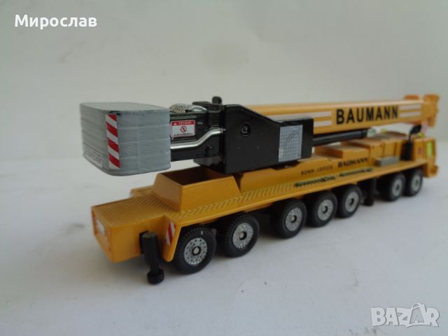 SIKU 1:87 ??? H0 LIEBHERR АВТОКРАН КАМИОН ИГРАЧКА МОДЕЛ, снимка 6 - Колекции - 45204857