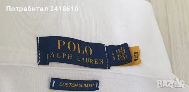 POLO Ralph Lauren Pique Cotton Custom Slim Fit Mens Size L ОРИГИНАЛ! Мъжка Тениска!, снимка 15 - Тениски - 50068156