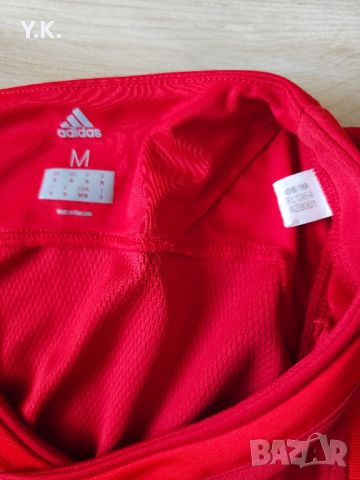 Оригинален мъжки баскетболен потник Adidas x Bayern Munchen / Season 19-20 (Home), снимка 4 - Тениски - 45203234