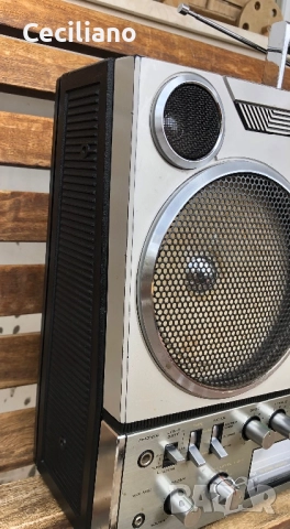 💥 450лв-Радиокасетофон AKAI AJ 500 FL , снимка 6 - Радиокасетофони, транзистори - 52593941