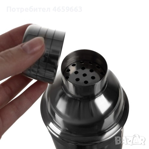 Бармански комплект за приготвяне на напитки, неръждаема стомана 700мл, снимка 5 - Прибори за хранене, готвене и сервиране - 52546858