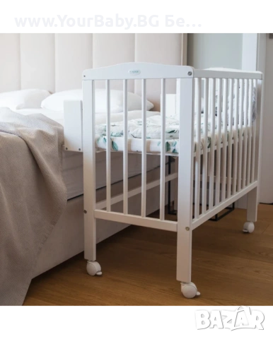 Странично бебешко легло 2в1 Next to Me | Кошара за новородено | С матрак, снимка 3 - Кошарки - 53799734