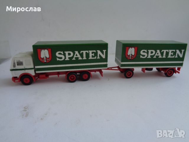  ALBEDO H0 1/87 MERCEDES BENZ ТИР МОДЕЛ КАМИОН КОЛИЧКА, снимка 2 - Колекции - 45878861