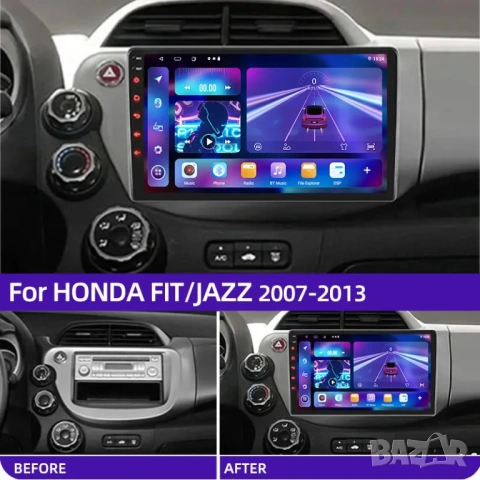 Мултимедия с Android за Honda Fit Jazz, Андроид, навигация, плеър, Хонда, двоен дин, Honda Jazz, снимка 4 - Аксесоари и консумативи - 53462632