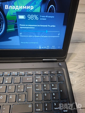 Dell latitude E5550-i5 5300u/8гб/250гб ссд/Подсветка, снимка 5 - Лаптопи за работа - 53380191