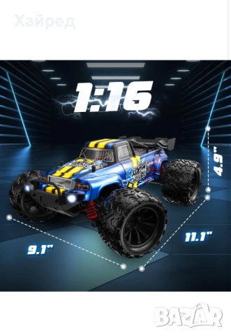 Нов Супер бърз джип с дистанционно управление Развиващ 40км/ч, снимка 7 - Коли, камиони, мотори, писти - 54165989