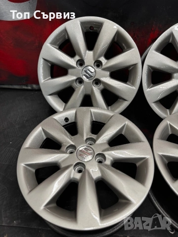 Оригинални алуминиеви джанти за Сузуки ( Suzuki ), 15 цола, 4х100, снимка 6 - Гуми и джанти - 53936493