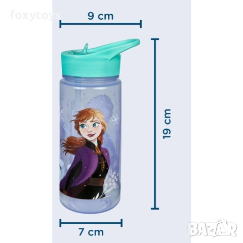 Пластмасова бутилка Frozen, Paw Patrol, Hot Wheels, Peppa Pig, 500 ml, шише, снимка 18 - Други - 53204084