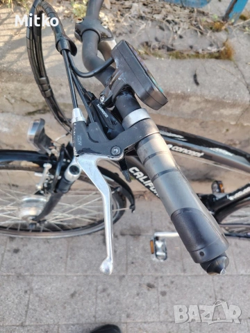 28 цола електрически алуминиев велосипед с 7 скорости усилени капли амортисьори предни като нов , снимка 12 - Велосипеди - 53864928