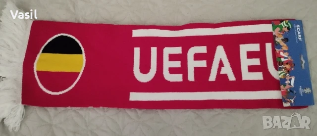 Шал на Белгия от ЕВРО 2024, снимка 2 - Фен артикули - 50498761