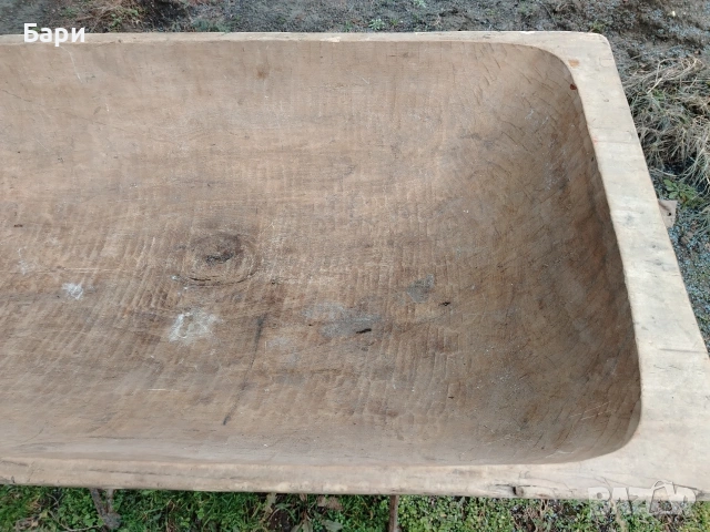 Стара голяма нощва,копанка,дървено корито , снимка 14 - Други ценни предмети - 45496269