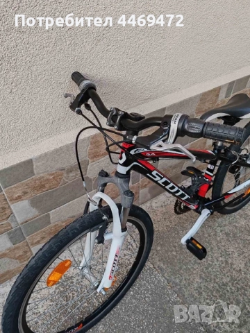 Алуминиев велосипед 24 цола Scott, снимка 6 - Велосипеди - 51732700