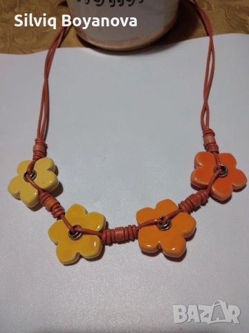 Колиета от керамика, ръчна изработк, снимка 17 - Подаръци за жени - 25376950