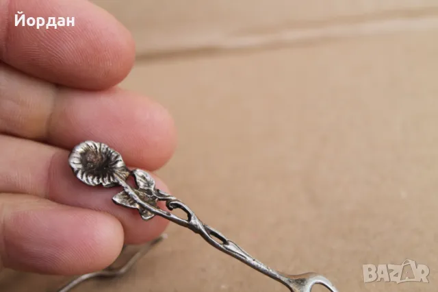 3 броя сребърни вилички, снимка 6 - Други ценни предмети - 49862454