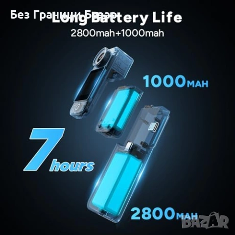 Нова SJCAM C300 4K екшън камера 40MP 6-осова стабилизация WiFi кейс, снимка 6 - Камери - 53842915