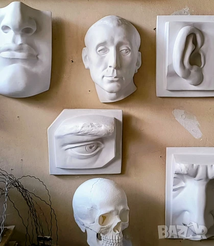 Гипсова Глава / Маска / Обущаря / Niccolo da Uzzano, снимка 8 - Други - 51236040