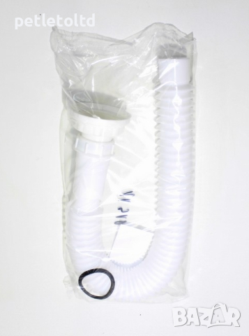 Гъвкава гофрирана тръба, подходяща за подвързване на тоалетно казанче Ф 40 / 640 мм