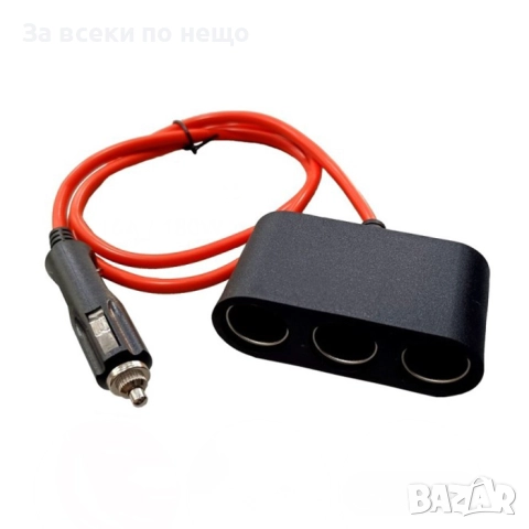 Разклонител за запалка PG460 – 3 гнезда, 1.5м кабел, 180W (12V24V), снимка 2 - Аксесоари и консумативи - 52335908