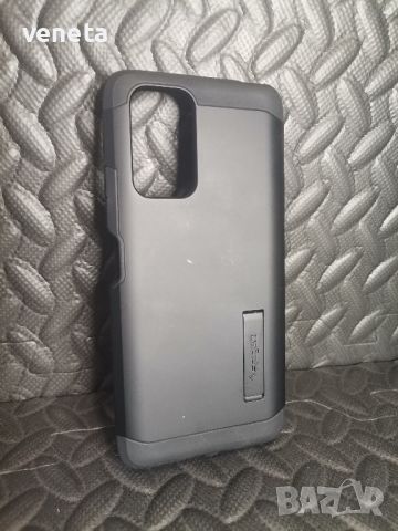 Кейс Spigen Tough Armor Xiaomi Redmi Note 10 Pro, Black, снимка 10 - Калъфи, кейсове - 46782786