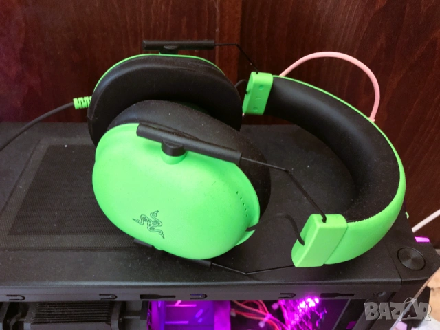 Гейминг слушалки Razer - Blackshark V2 X, Green, снимка 2 - Слушалки за компютър - 53587273