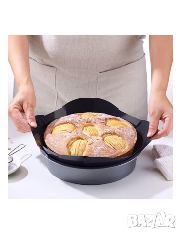 Подложка за кекс NoStik, до 260°, черен, в плик, снимка 3 - Други - 52112867